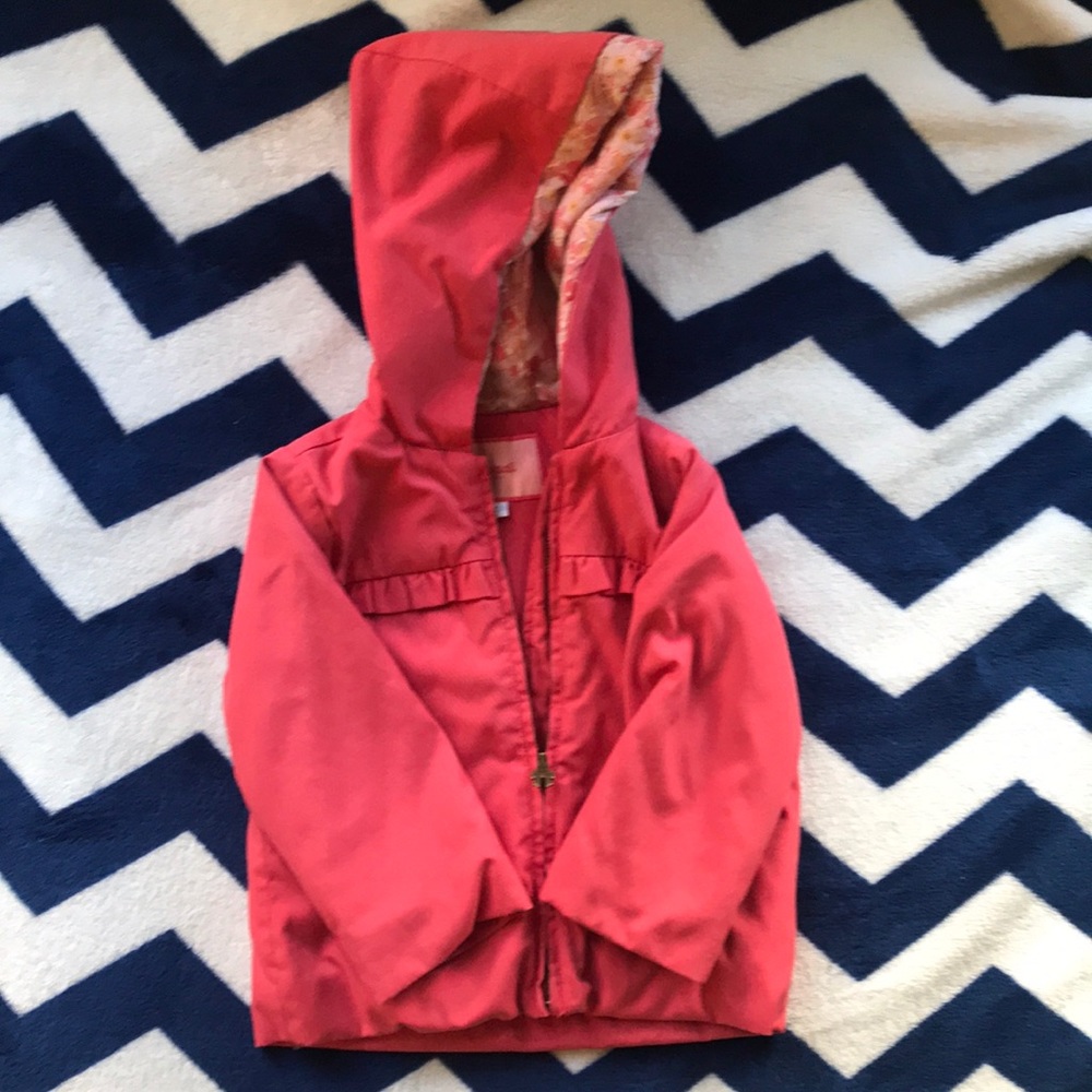Jacadi Paris pink girls coat size 24m